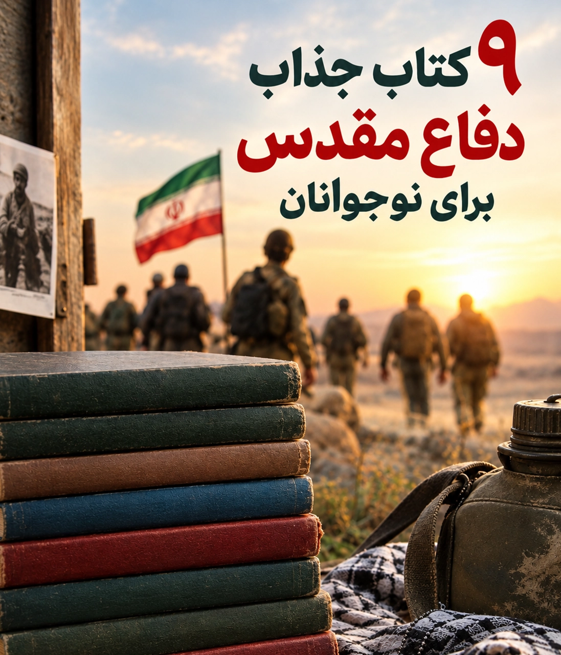 ۹ کتاب جذاب دفاع مقدس برای نوجوانان